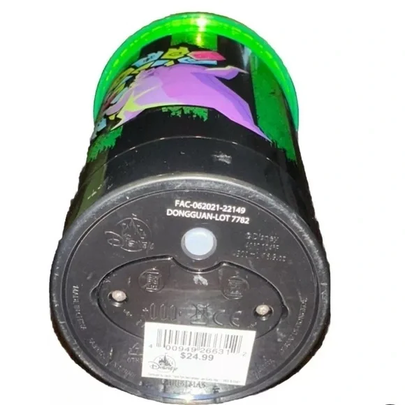 Disney Parks Oogie Boogie Bash Tumbler 2022 Light Up Cup Dice Straw DCA NEW - Picture 5 of 6